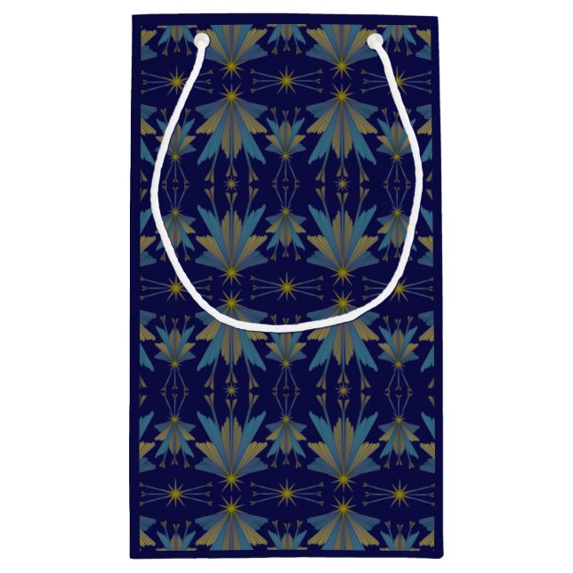 Fairy Stars Navy Small Gift Bag (Back)