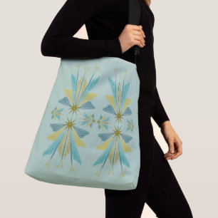 Fairy Stars Pistachio Crossbody Bag (2 Sizes)