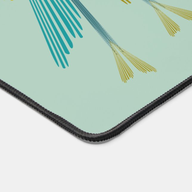 Fairy Stars Pistachio Desk Mat (Corner)