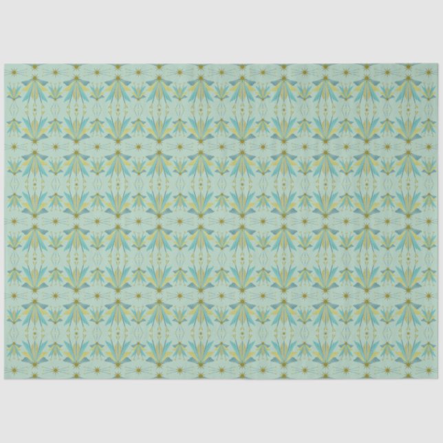 Fairy Stars Pistachio Tissue Paper (Front)