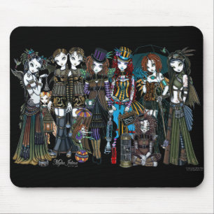Fairy Steampunk Circus Whimsical Fairy Mouspad Mouse Pad