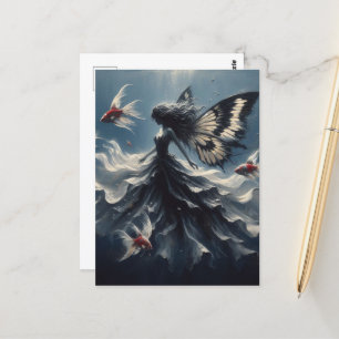 Fairy Swims with Fish Postcard