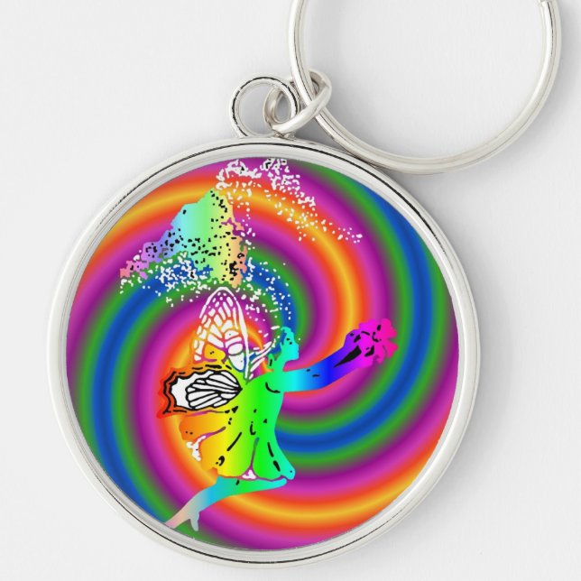 fairy swirl key ring (Front)