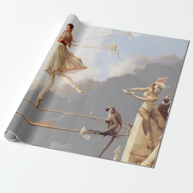 FAIRY TAIL FANTASY BALLERINA WRAPPING PAPER (Unrolled)