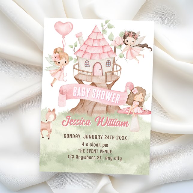 Fairy tale baby shower invitation (Creator Uploaded)