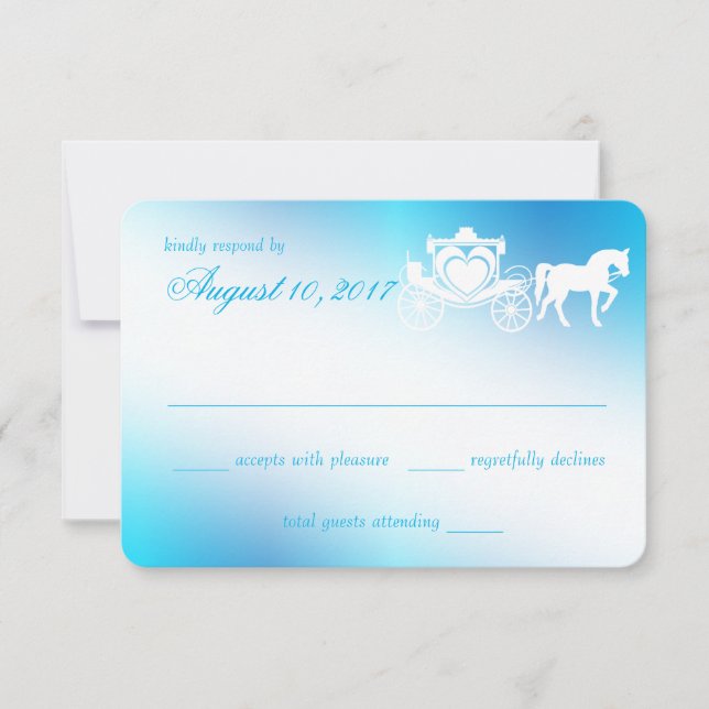 Fairy Tale Carriage Peacock Blue Response (Front)