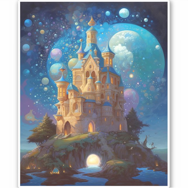 Fairy Tale Castle Fantasy Art (Front)