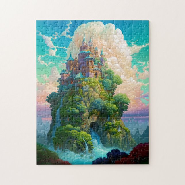 Fairy Tale Castle Fantasy Art Jigsaw Puzzle (Vertical)