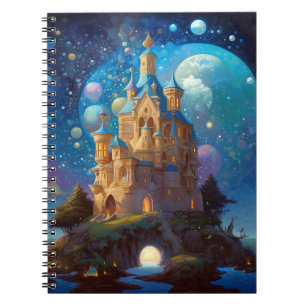 Fairy Tale Castle Fantasy Art Notebook