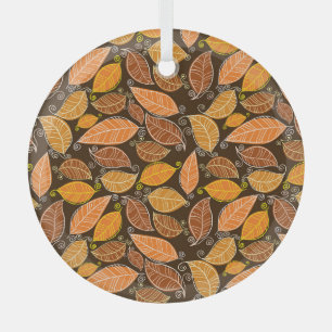 Fairy-tale Castle, Modern Oil Landscape. Glass Tree Decoration