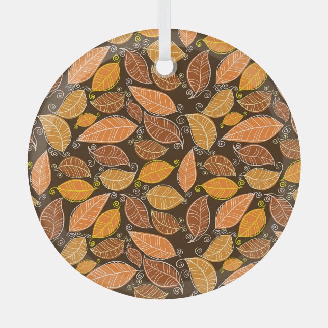 Fairy-tale Castle, Modern Oil Landscape. Glass Tree Decoration (Front)