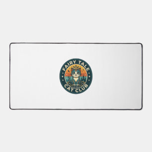 Fairy Tale Cat Cute Kitty Design - Fairy Tale Cat Desk Mat