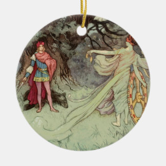 Fairy Tale Christmas No. 2 Ceramic Ornament