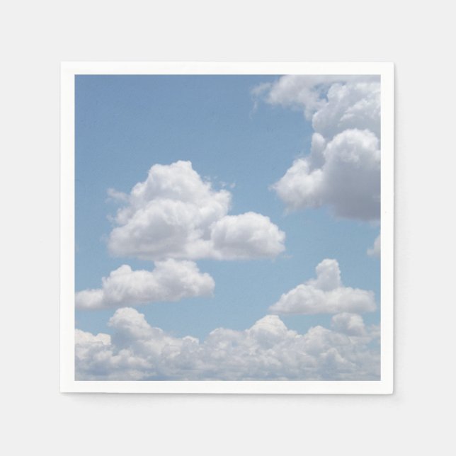 Fairy Tale Clouds Paper Napkins (Front)