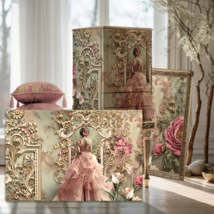 Fairy Tale Dress, Shabby Chic, Portrait Art Tissue Paper