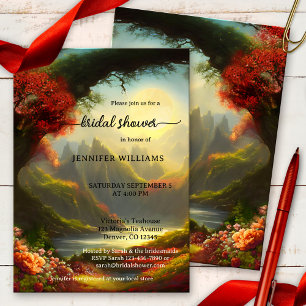 Fairy Tale Enchanted Forest Bridal Shower Invitation
