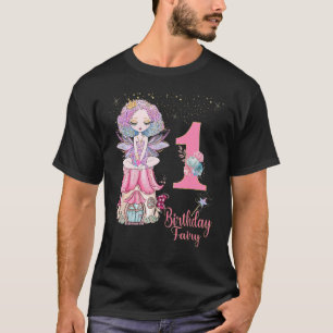 Fairy Tale Fairies Princess Birthday Party 1st 4th T-Shirt