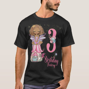 Fairy Tale Fairies Princess Birthday Party 1st 4th T-Shirt