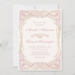 Fairy Tale Fantasy Storybook Wedding Invitation