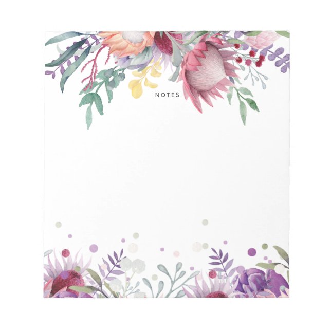 Fairy Tale Flowers Notepad (Front)