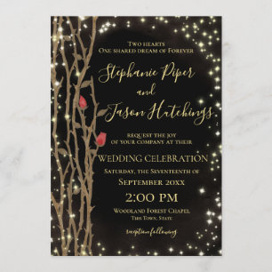 Fairy Tale Forest Wedding Invitation