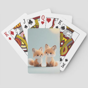 Fairy Tale Fox Duo Playing Cards