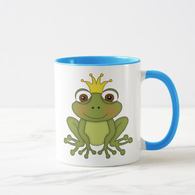 Fairy Tale Frog Prince with Crown Mug (Right)