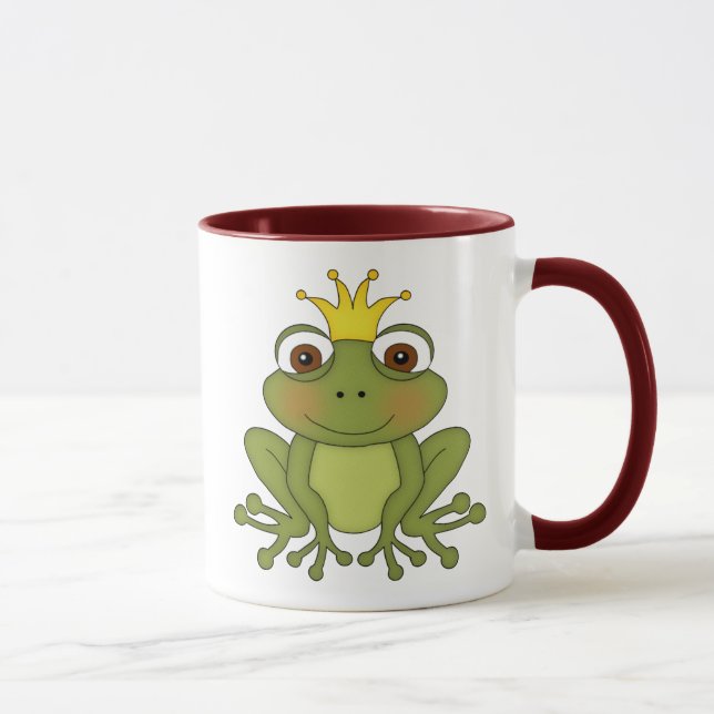 Fairy Tale Frog Prince with Crown Mug (Right)