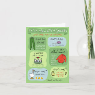 Fairy Tale Gift Shoppe Humourous Christmas Funny Holiday Card