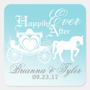 Fairy Tale Happily Ever After Square Sticker