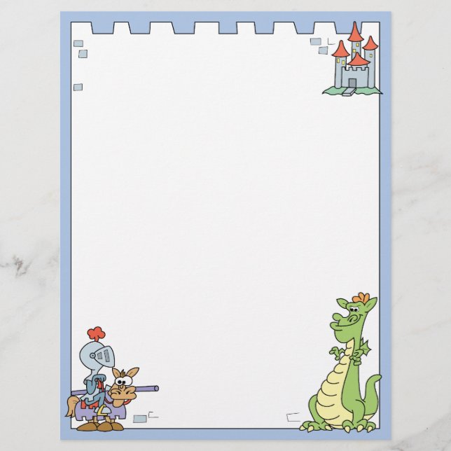 Fairy Tale Knight and Dragon (Front)