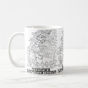 Fairy tale mug Three Little Pigs