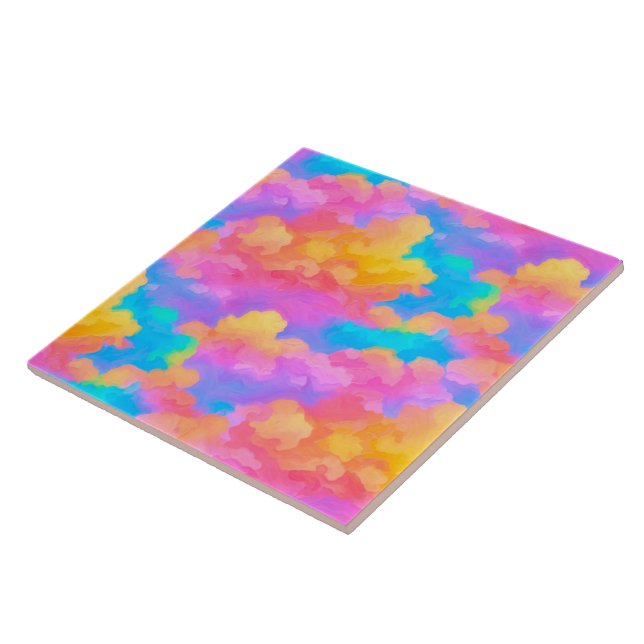 Fairy Tale Skies Ceramic Tile (Side)