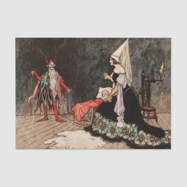 Fairy Tale Sleeping Beauty Tissue Paper (Front)