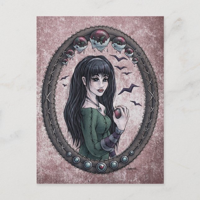 Fairy Tale "Snow White" Fantasy Art Postcard #1 (Front)