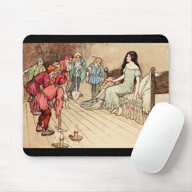 Fairy Tale Snow White Mouse Pad (With Mouse)