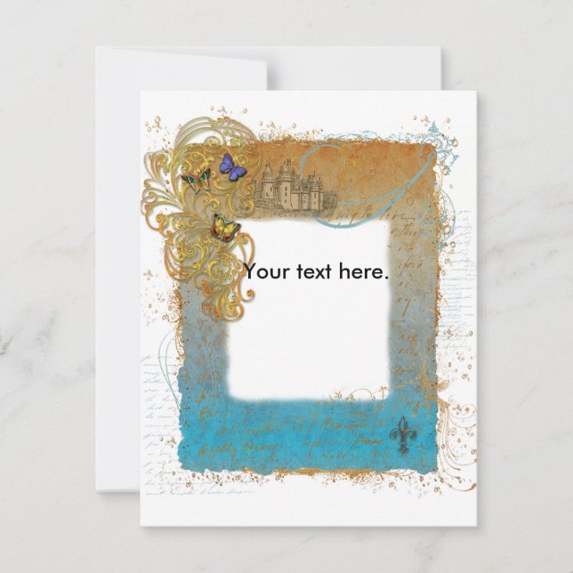 Fairy Tale Storybook Castle Invitation Card (Front)