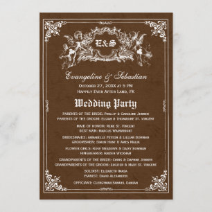 Fairy Tale Storybook Wedding Programs