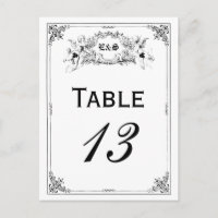 Fairy Tale Storybook Wedding Table Numbers