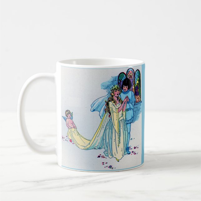 fairy tale wedding coffee mug (Left)