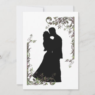 Fairy Tale Wedding Invitation - Classic Black