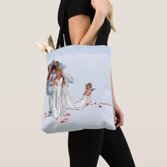 fairy tale wedding tote bag (Close Up)