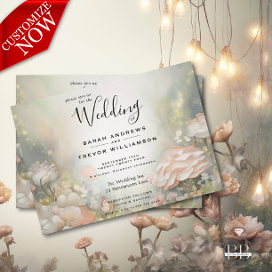 Fairy Tale Woodland Fairycore Romance Invitation