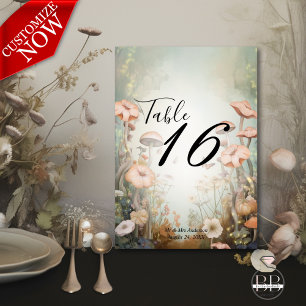 Fairy Tale Woodland Fairycore Romance Table Number
