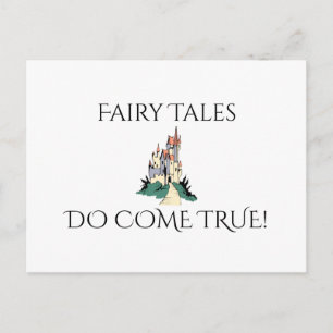 Fairy Tales Do Come True Princess Castle Postcard