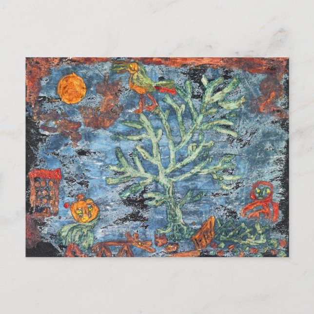 Fairy tales of the north by Paul Klee - Modern Art Postcard (Front)
