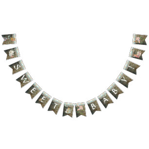 Fairy Tea Party Girl Sweet Baby Shower Barn Wood Bunting