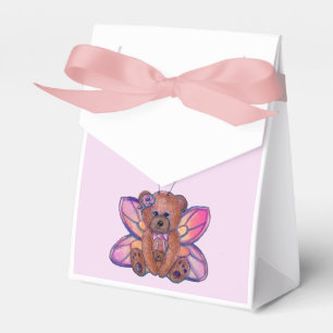 Fairy teddy bear art for kids by Renee Lavoie Favour Box