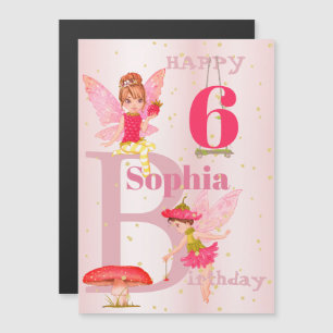 Fairy Theme Girl  Pink Gold  Child Personal Age 