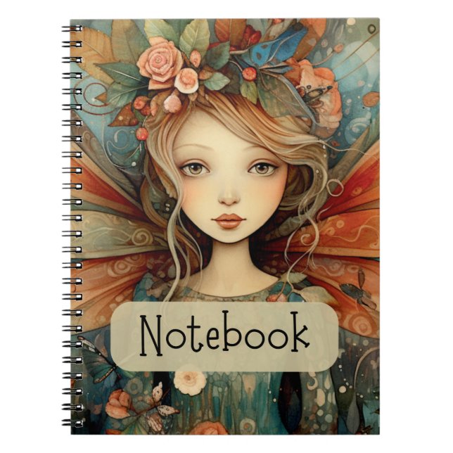 Fairy Themed Notebook (Front)
